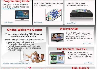 DishNetwork welcome email sample